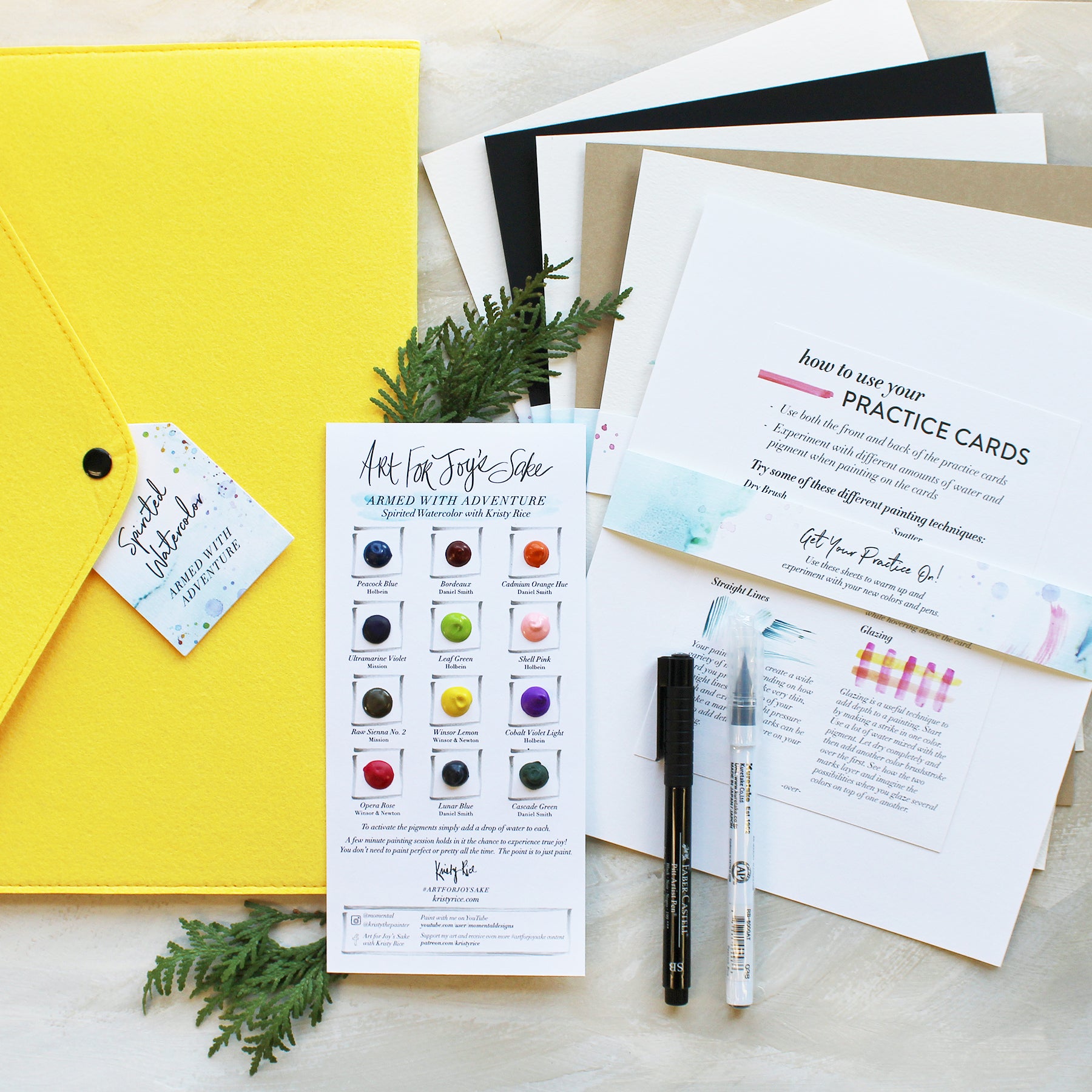 Spirited Watercolor Kit – Armed with Adventure