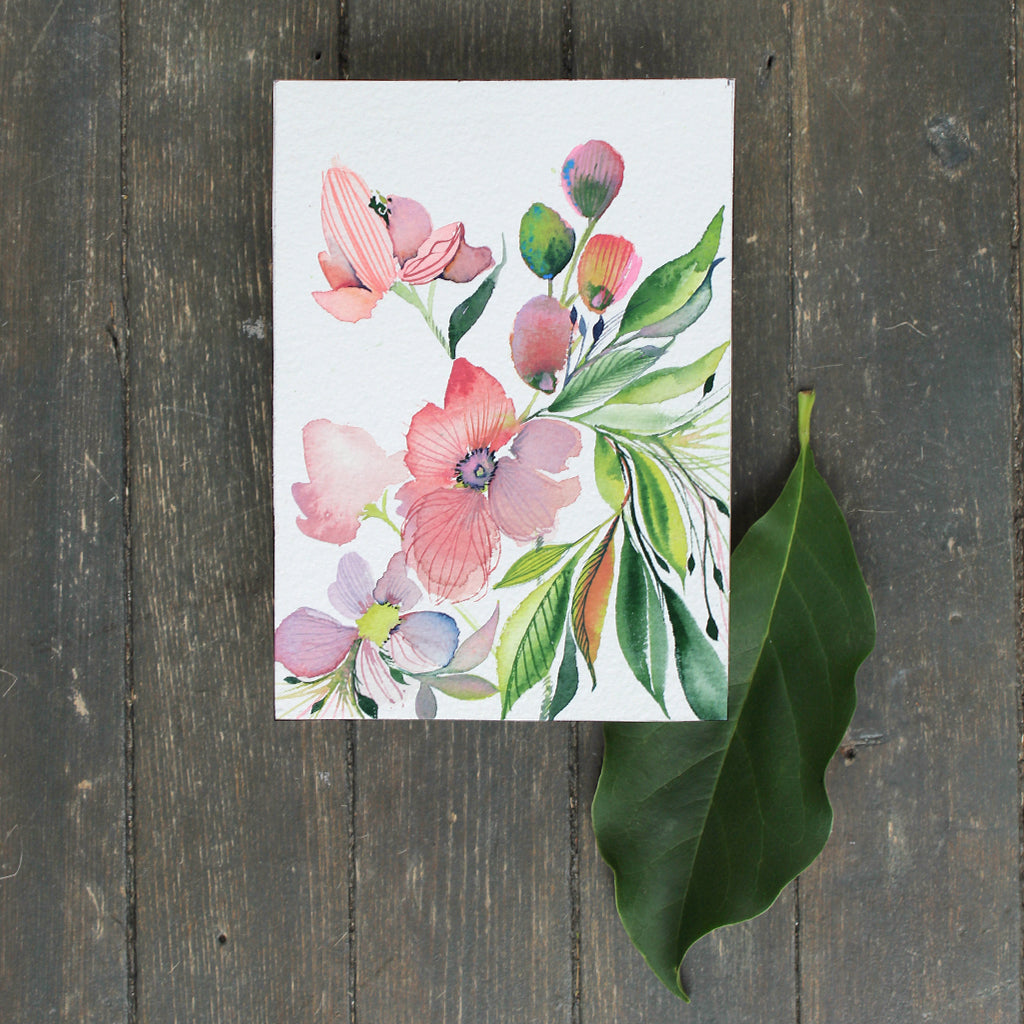 Watercolor Blossom Iby Kristy Rice