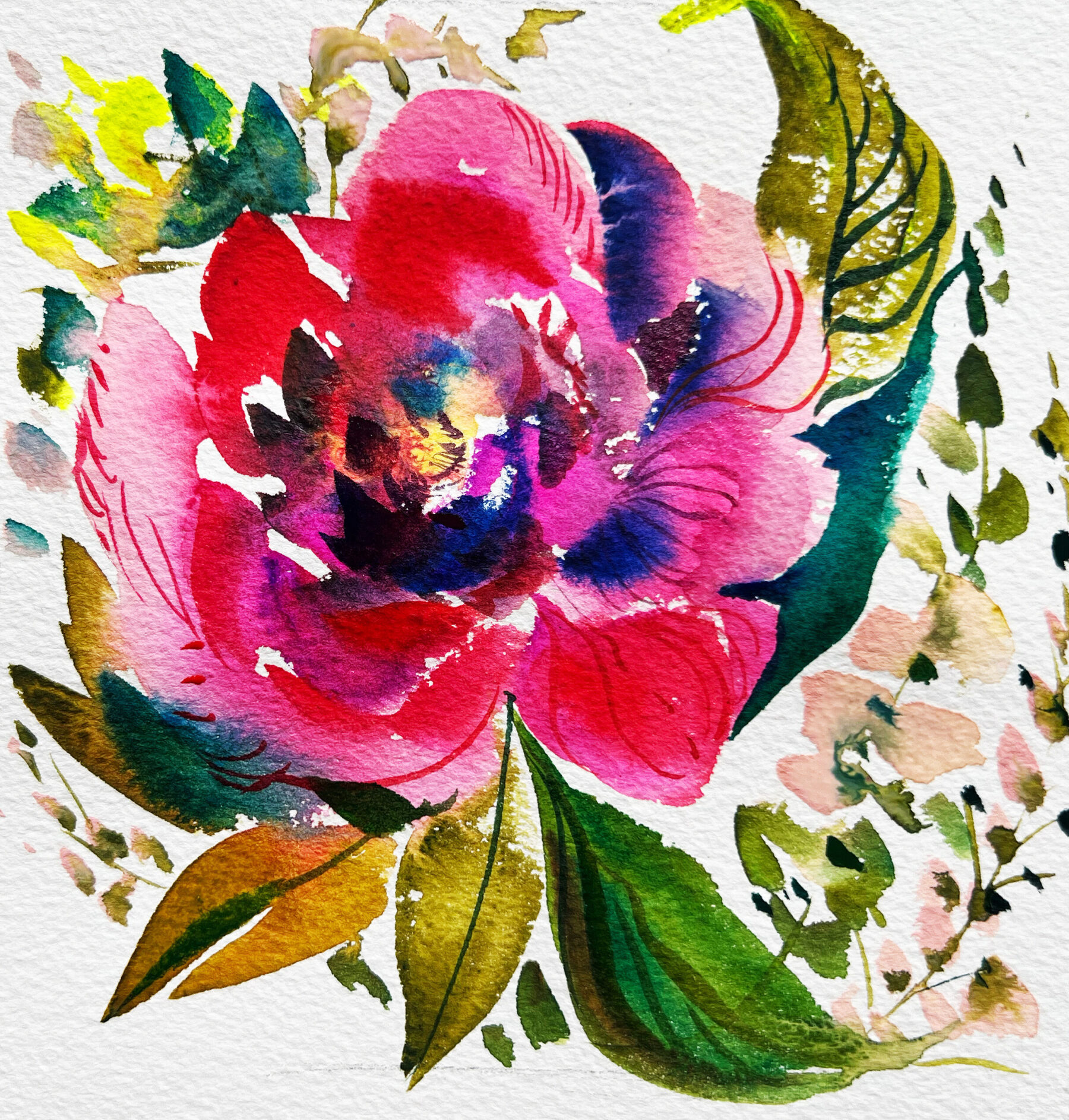 Bless international Hellebore Ya Doing I On Canvas by Kristy Rice