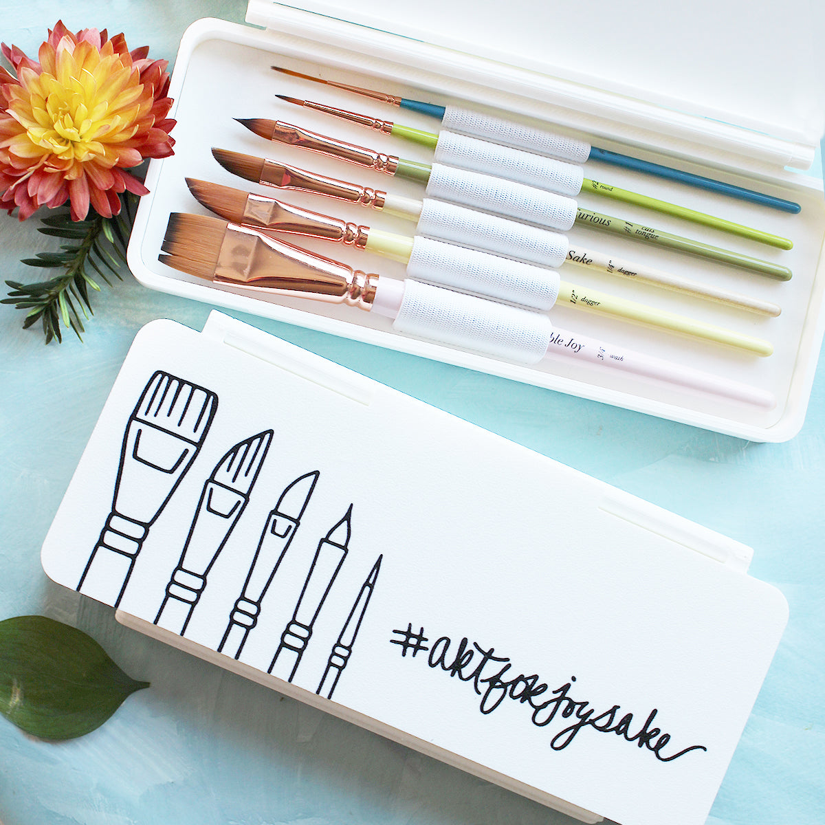 Arts to Embers Collab: Paintbrush Box